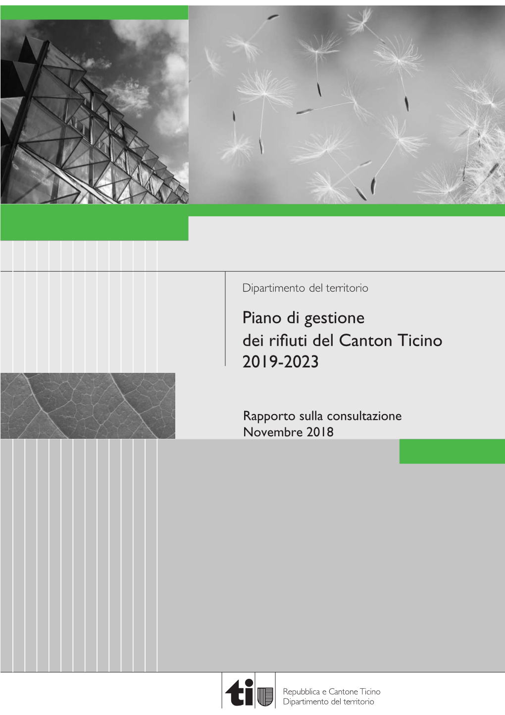 Piano Di Gestione Dei Rifiuti Del Canton Ticino 2019-2023
