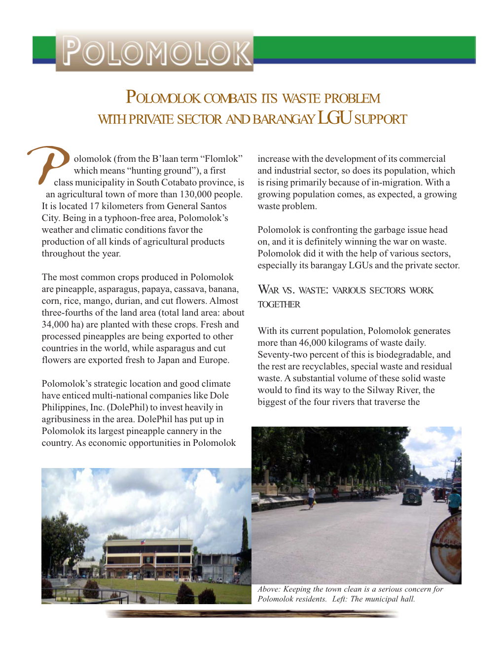 Polomolok SWM Story.Pdf