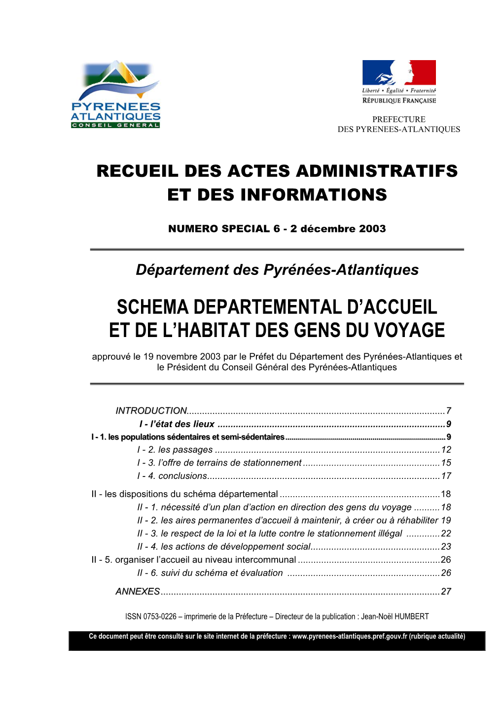 Schema Departemental D'accueil Et De L'habitat Des Gens Du Voyage