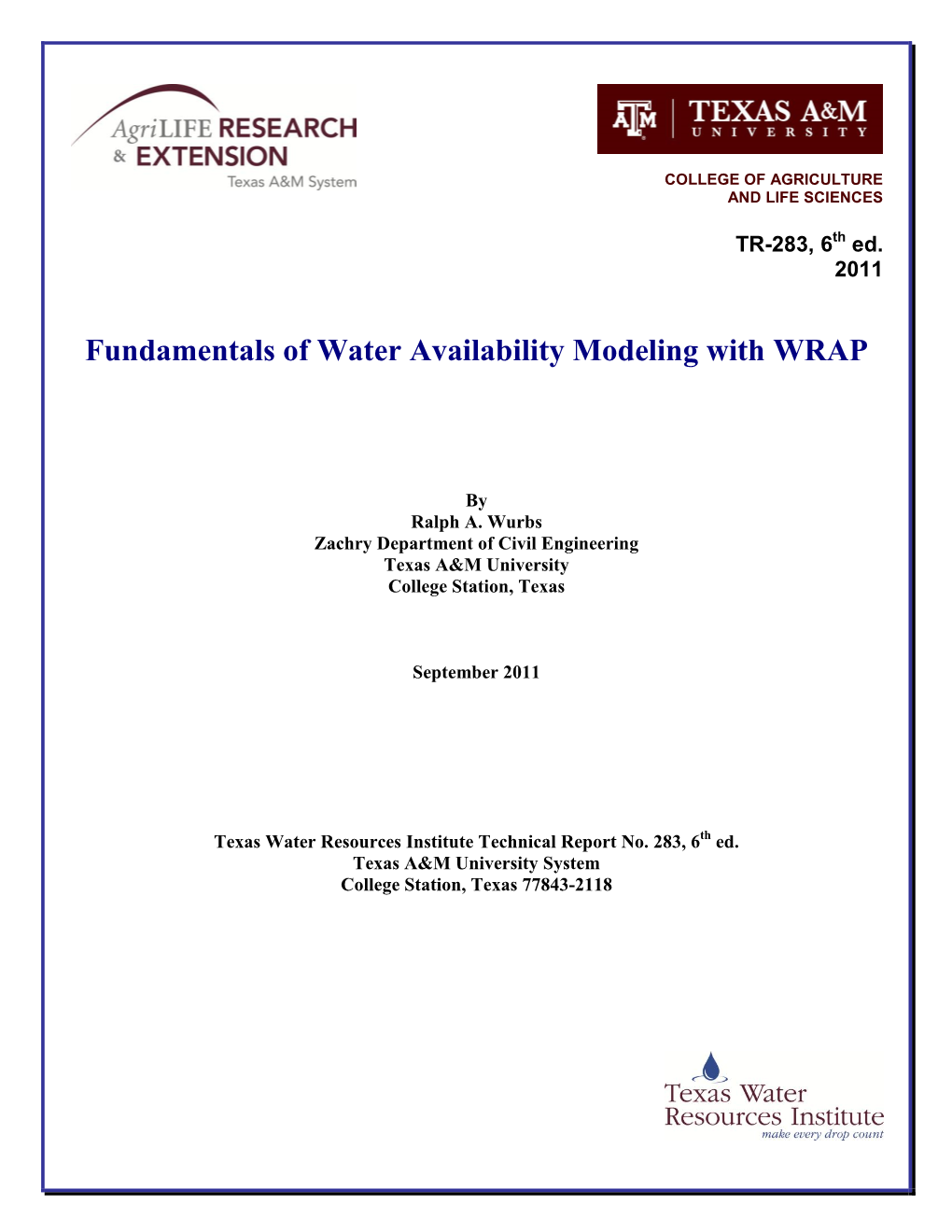 WRAP Fundamentals Manual