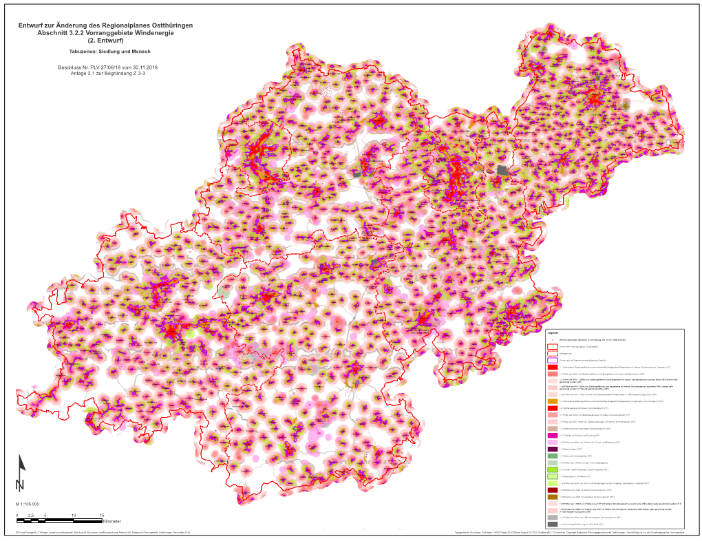 Entwurf Zur Änderung Des Regionalplanes Ostthüringen