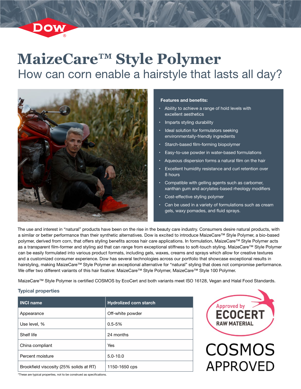 Maizecare™ Style Polymer Product Brochure