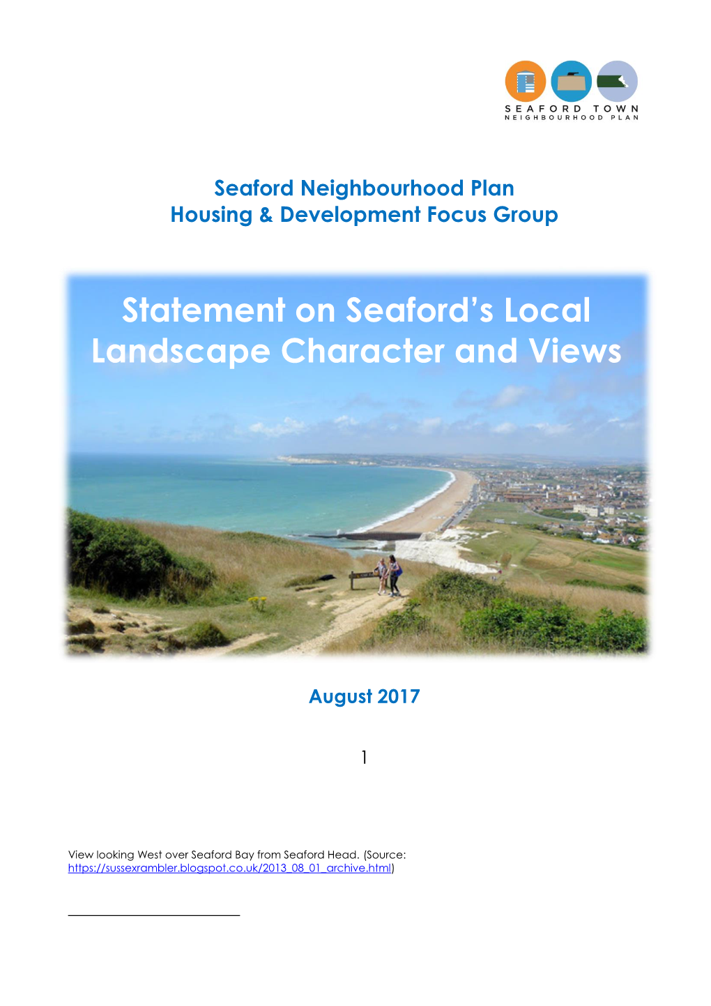 Statement on Seaford's Local Landscape Character and Views