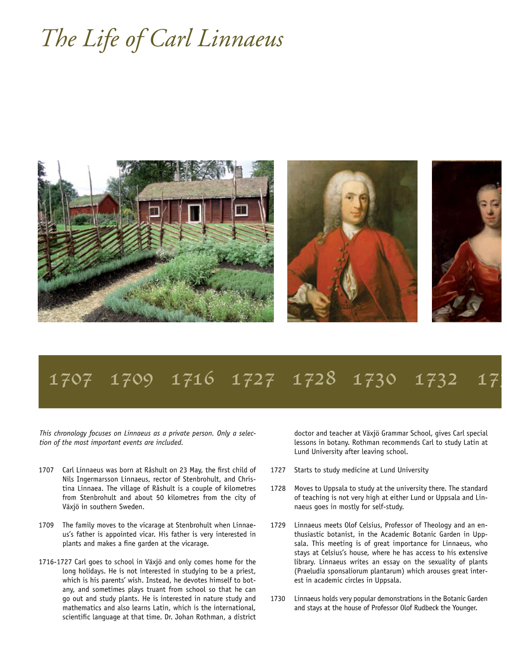 The Life of Carl Linnaeus