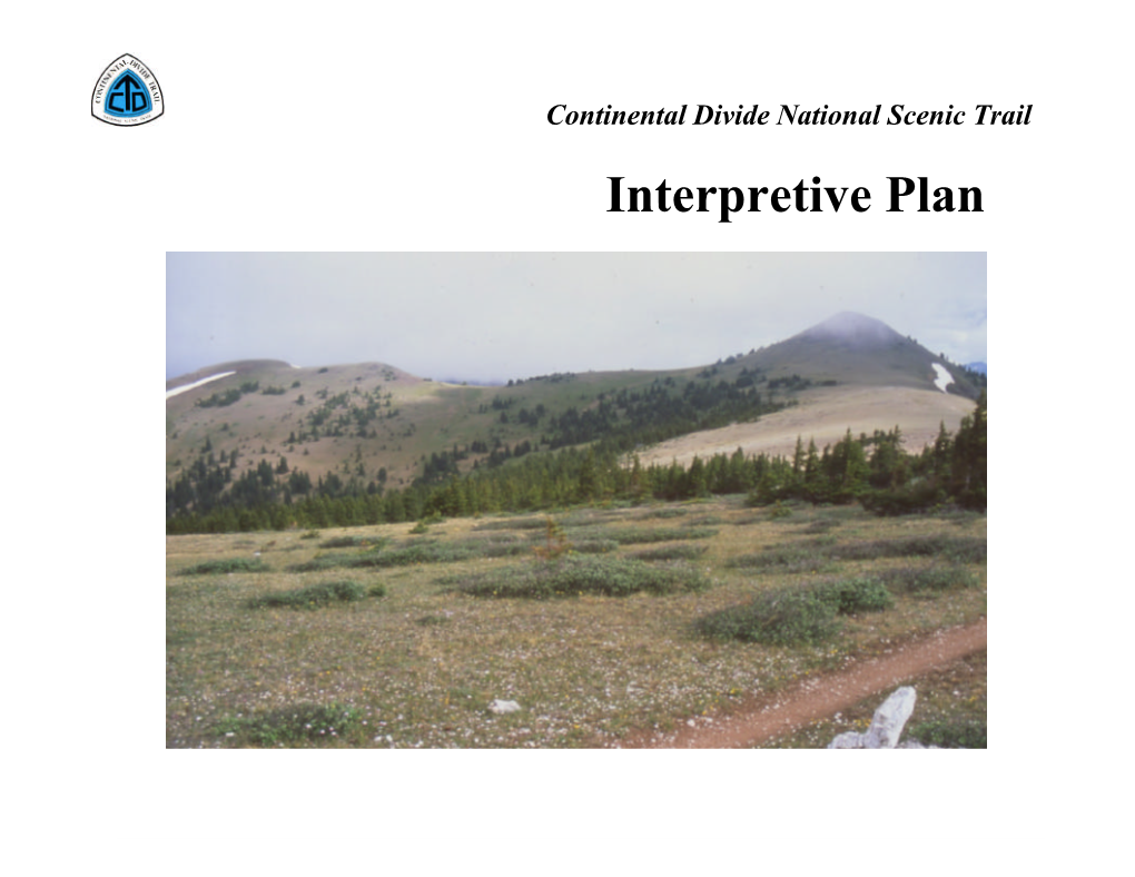 Interpretive Plan