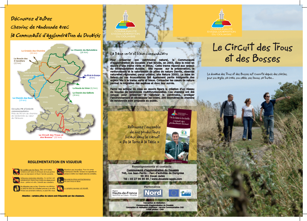 Le Circuit Des Trous Et Des Bosses” (22 Km) Locaux Dans Le Carnet « De La Terre À La Table »