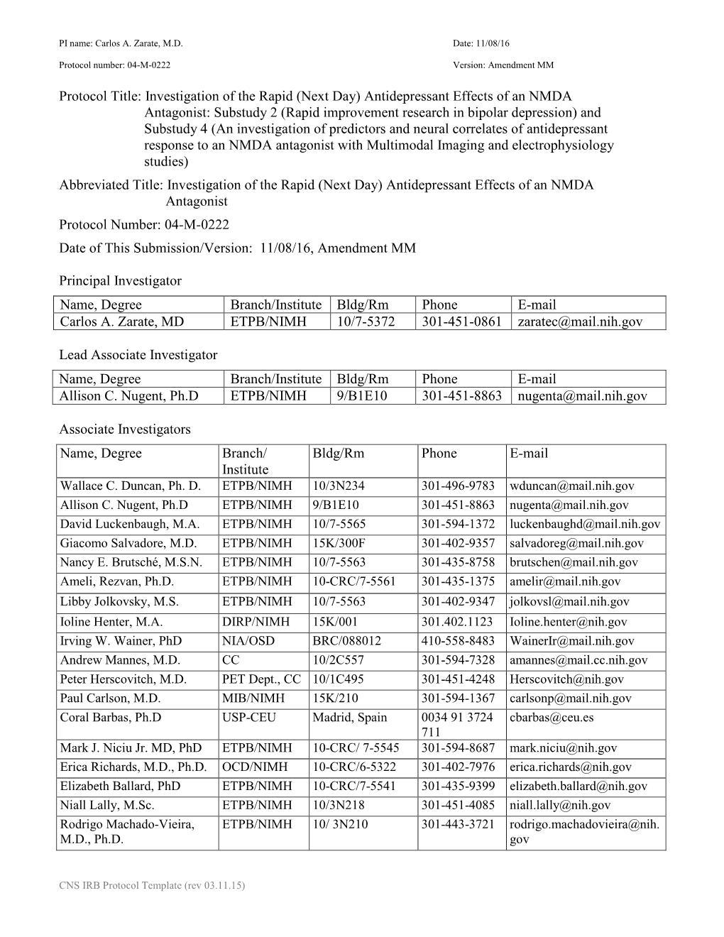 Table of Contents 1