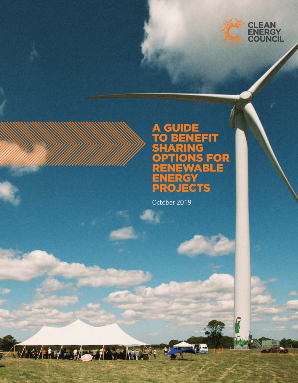 A GUIDE to BENEFIT SHARING OPTIONS for RENEWABLE ENERGY PROJECTS October 2019
