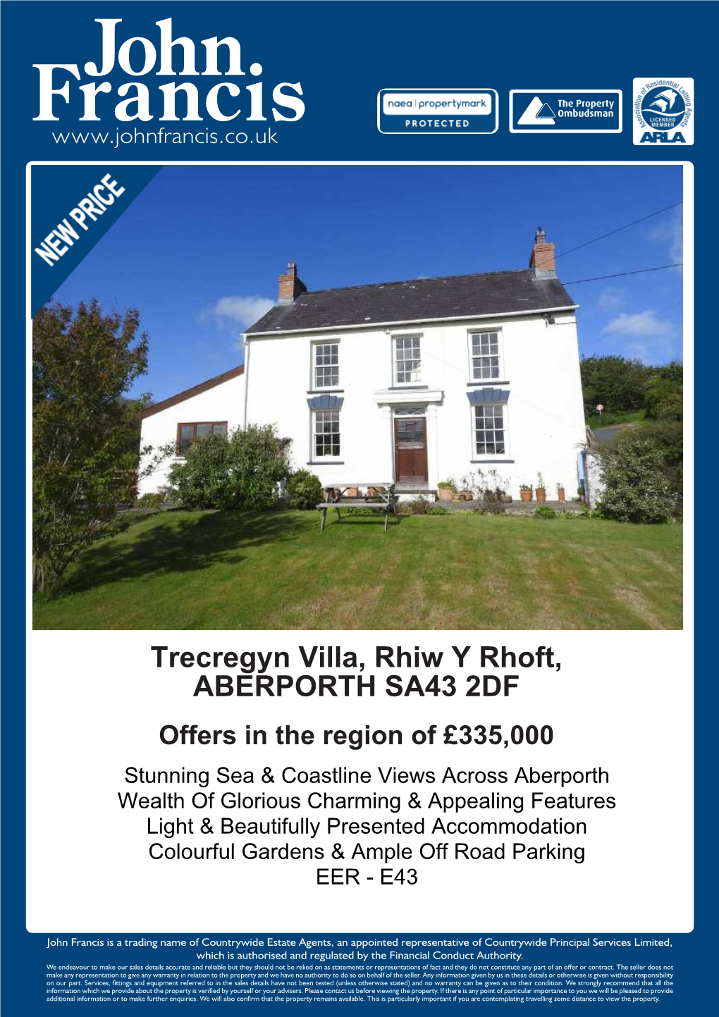 Trecregyn Villa, Rhiw Y Rhoft, ABERPORTH SA43