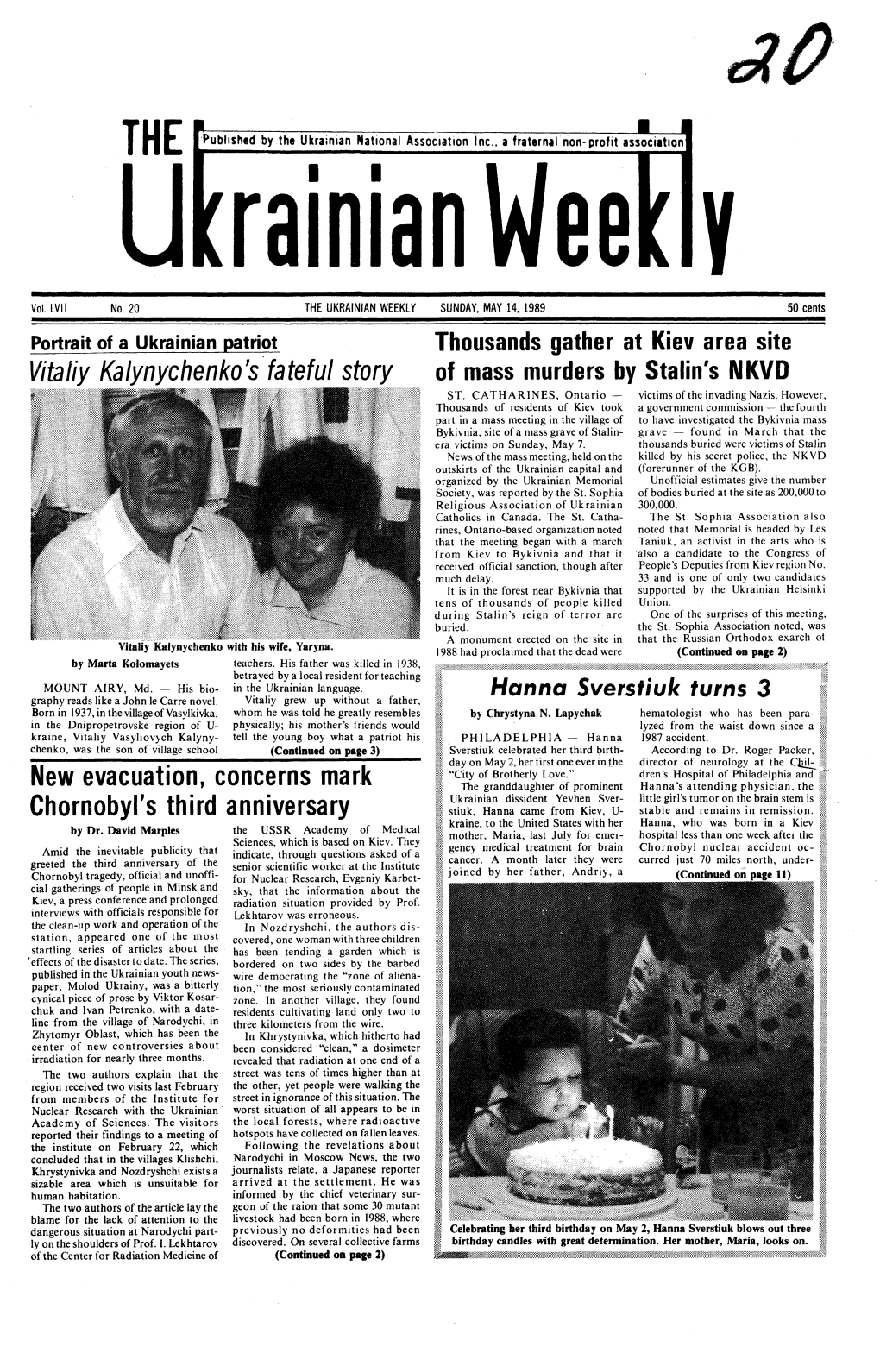 The Ukrainian Weekly 1989