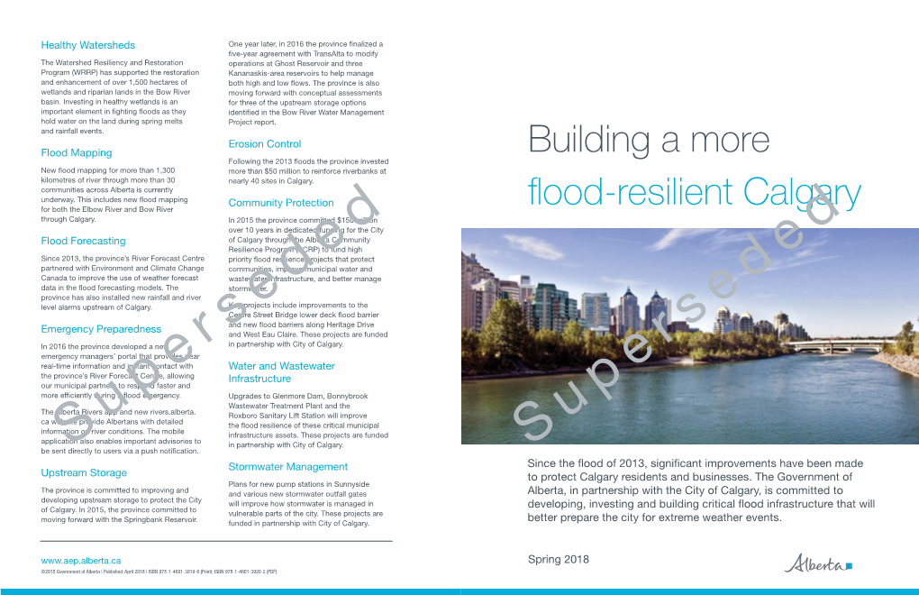 Building a More Flood-Resilient Calgary