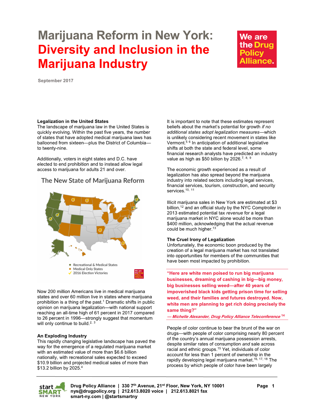 Diversity and Inclusion in the Marijuana Industry