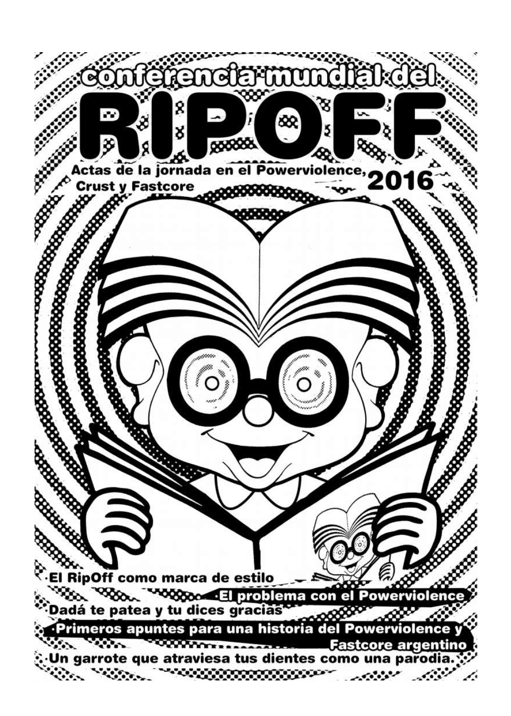 Fanzine De Actas De La Conferencia Mundial Del Ripoff 2016