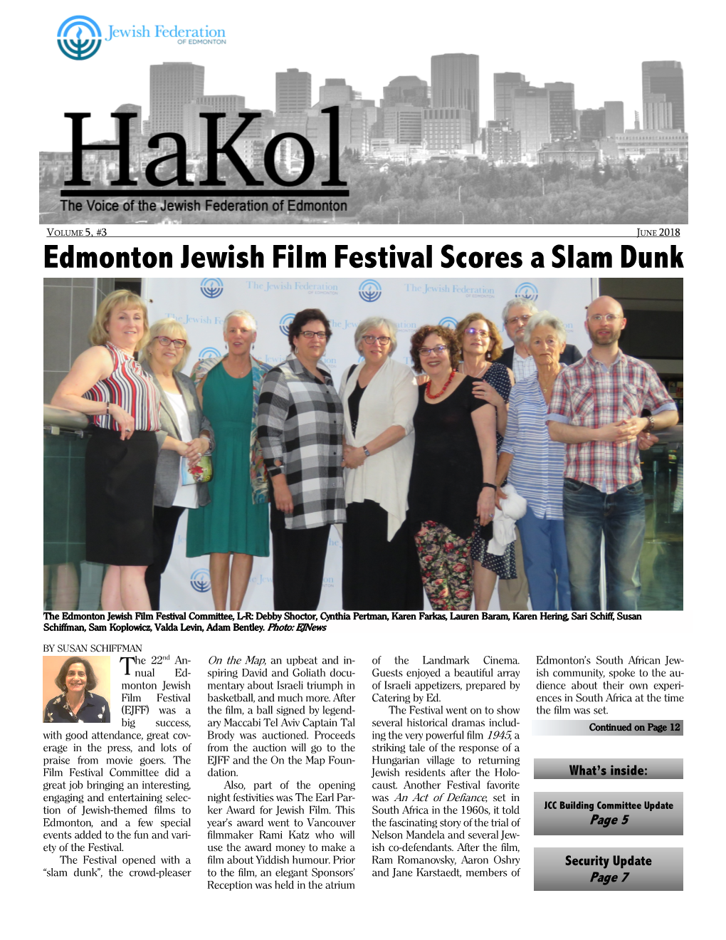 Edmonton Jewish Film Festival Scores a Slam Dunk