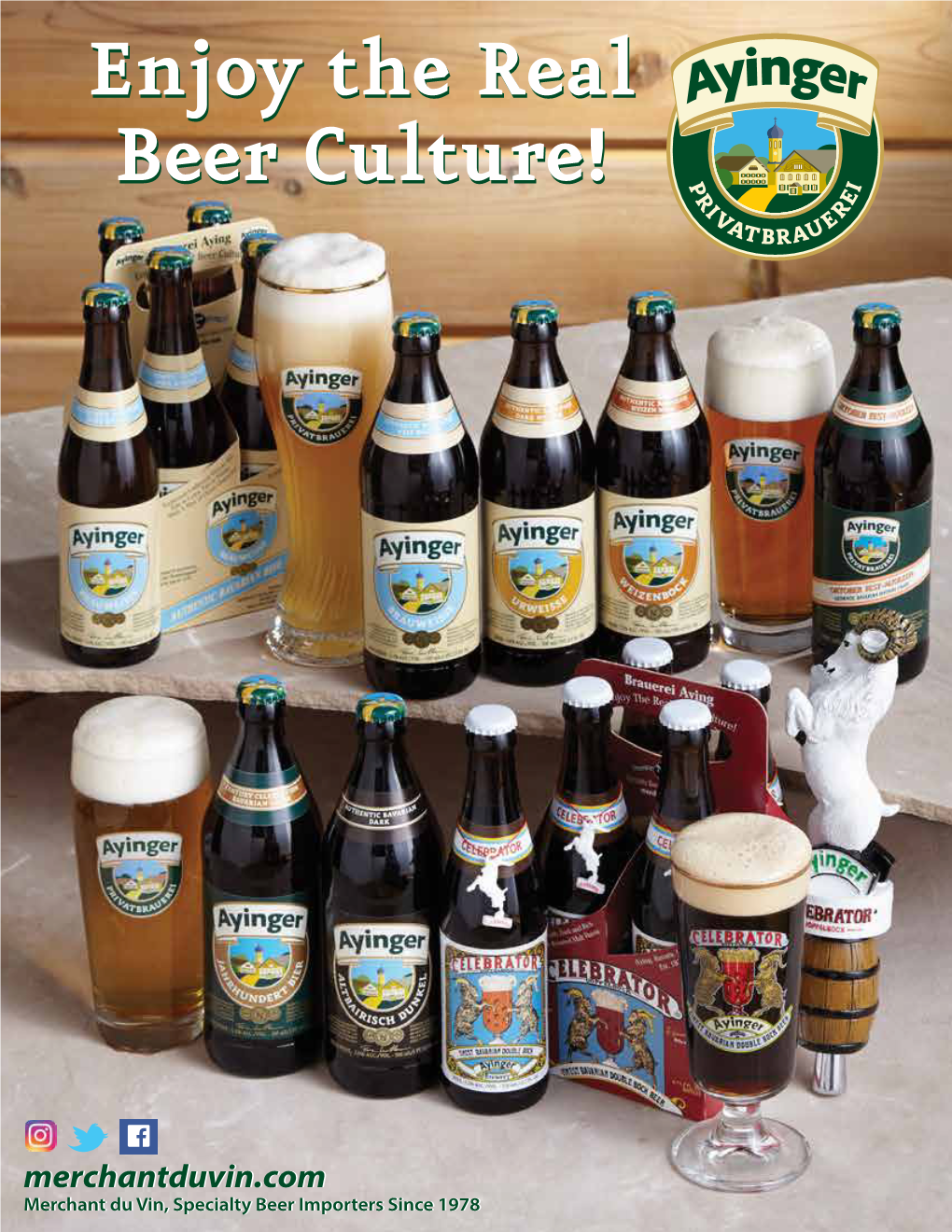 Enjoy the Real Beer Culture!