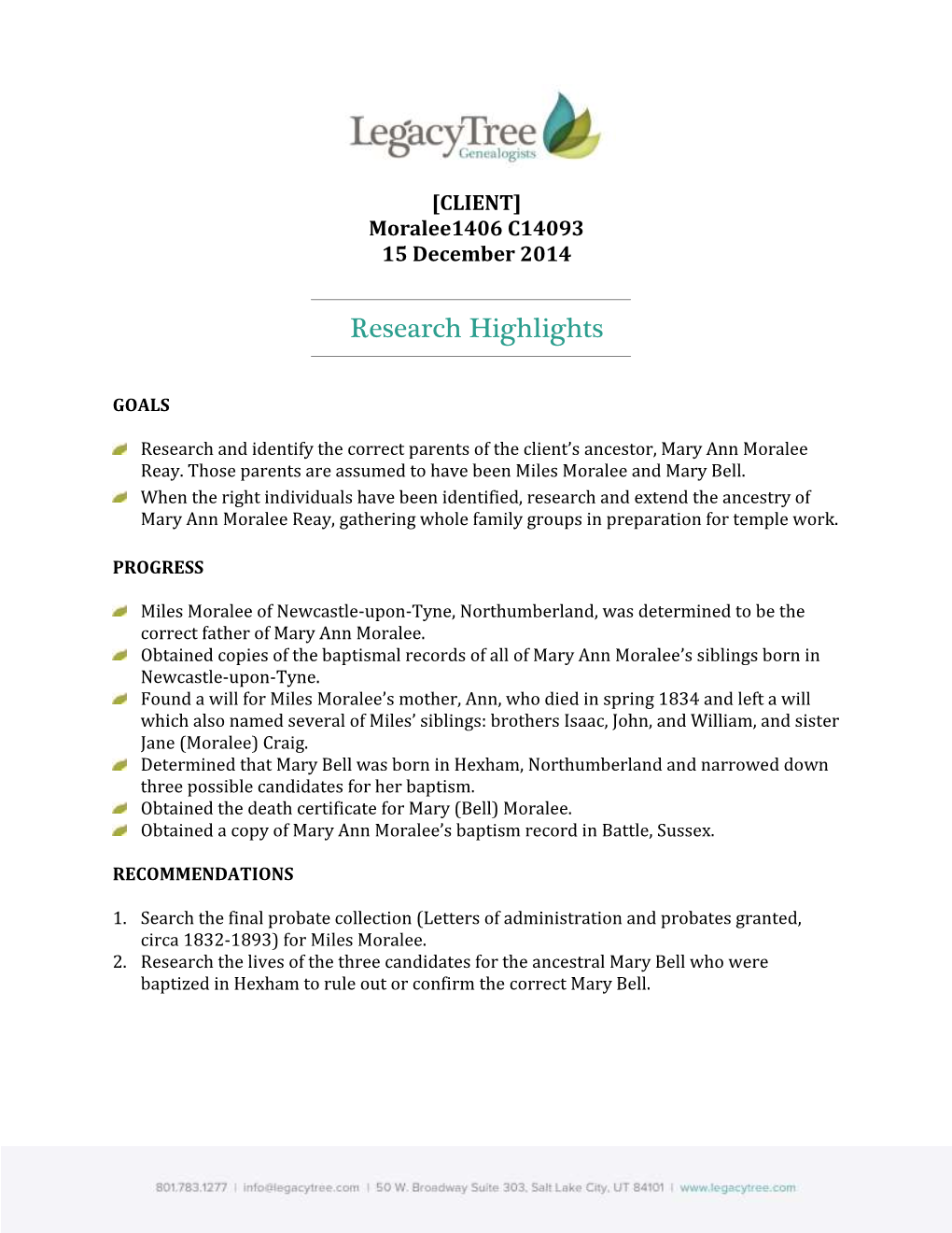 Research Highlights