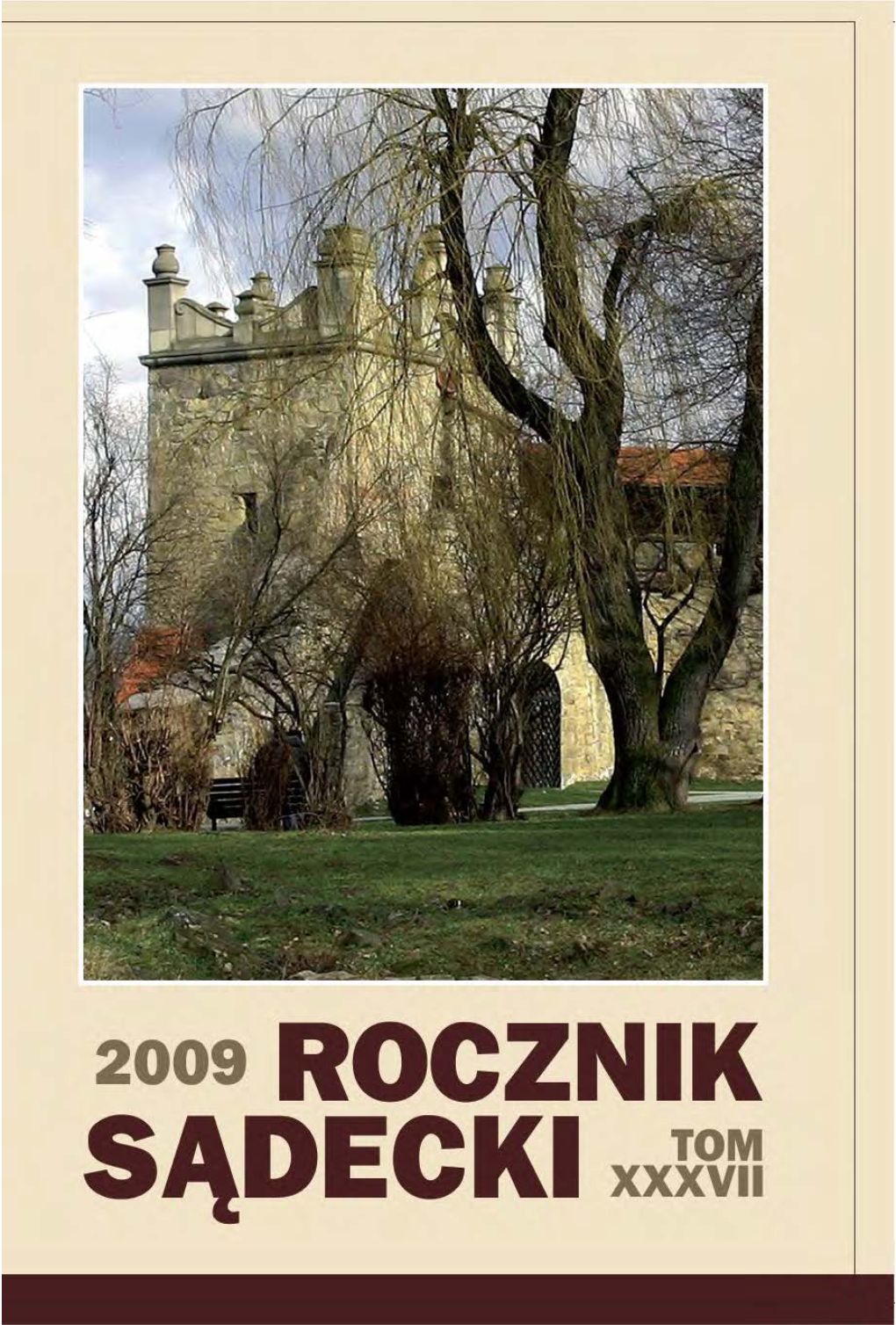 Rocznik Sądecki Tom Xxxvii