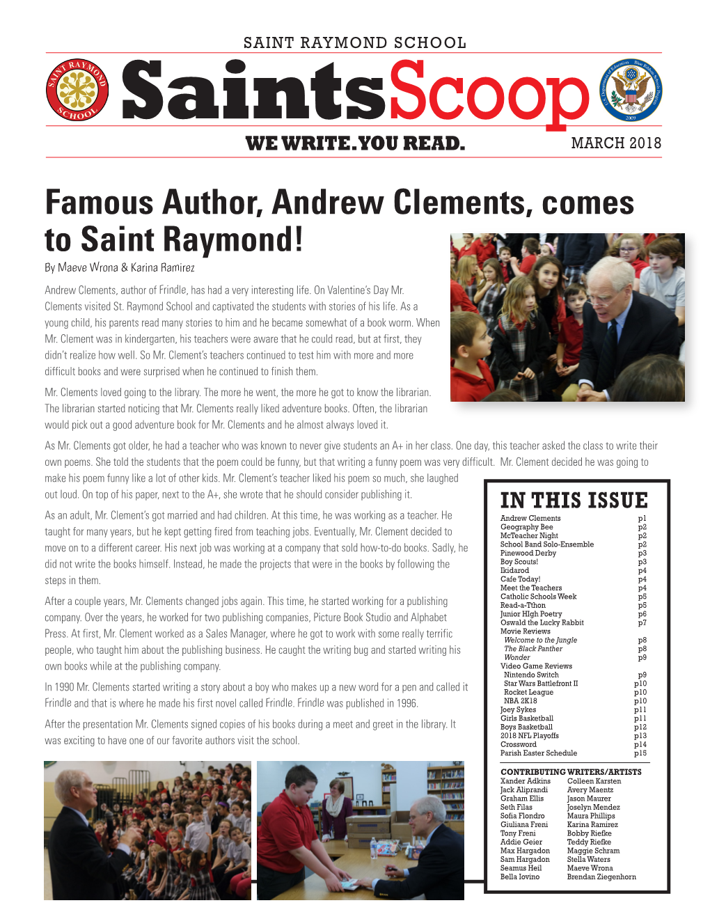 Saintsscoop | MARCH 2018.Final