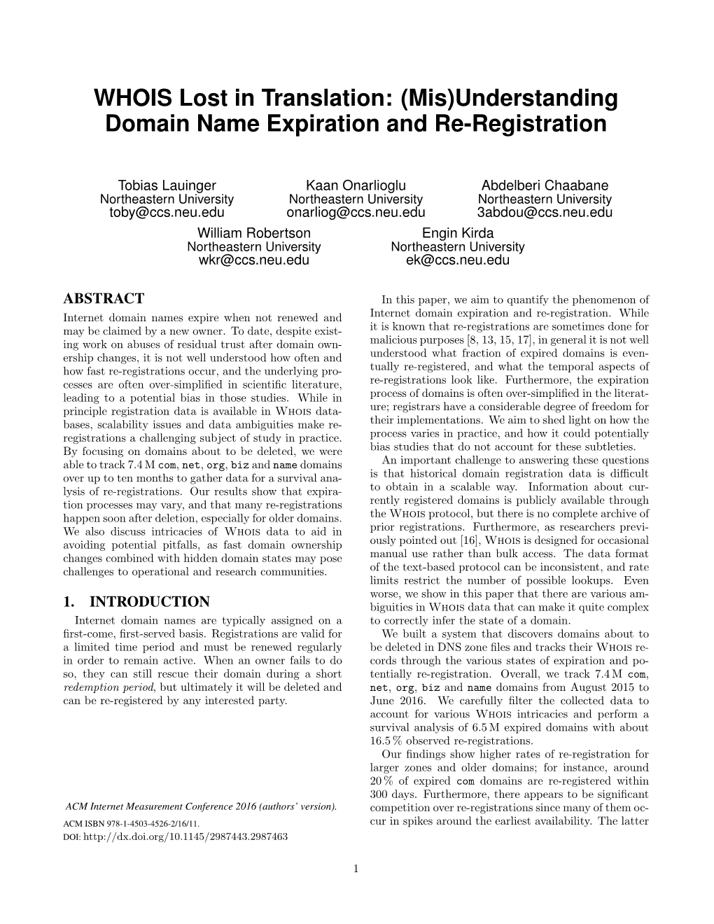 Understanding Domain Name Expiration and Re-Registration