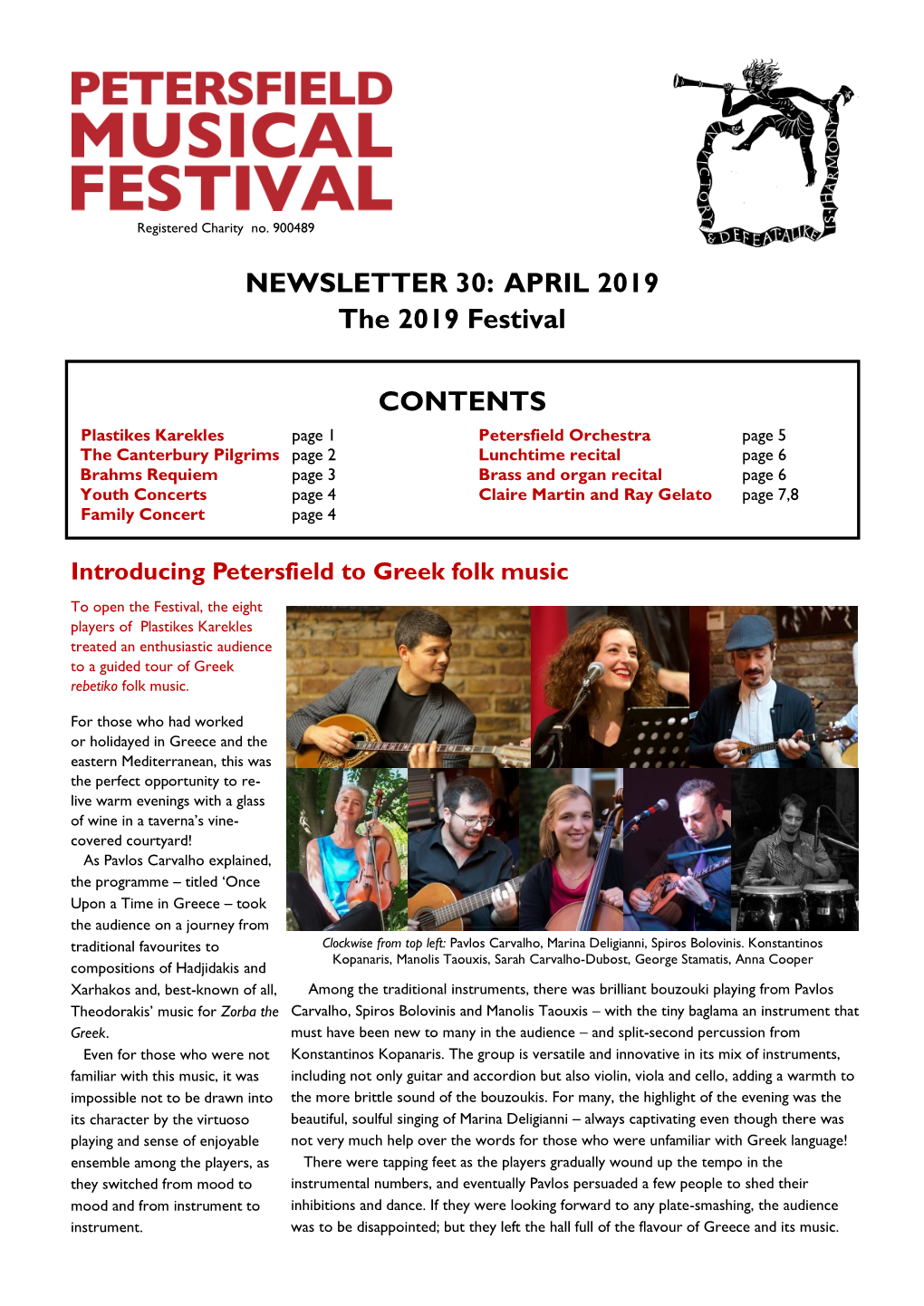 Review of the Petersfield Musical Festival 2019