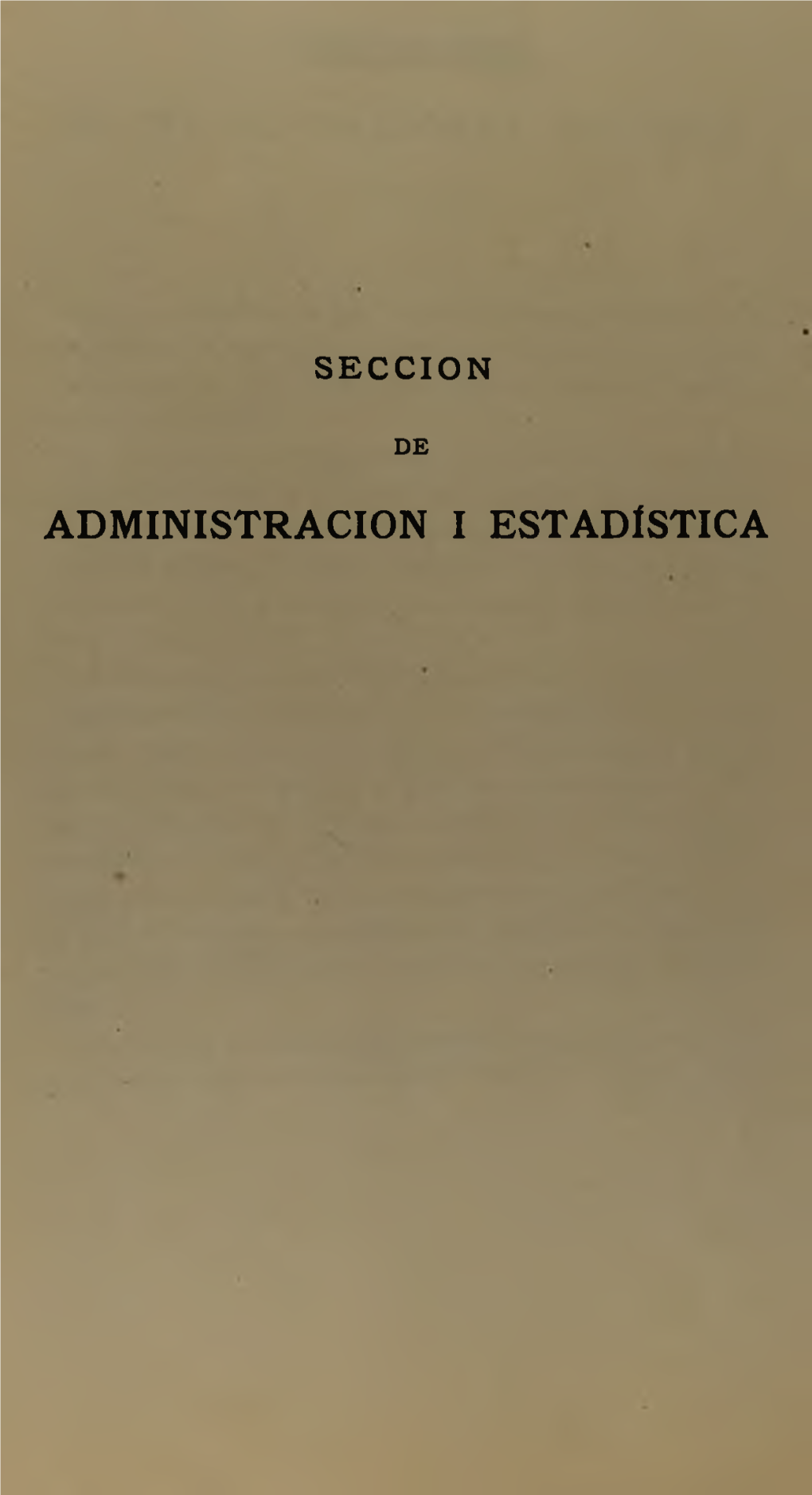 Administracion I Estadística