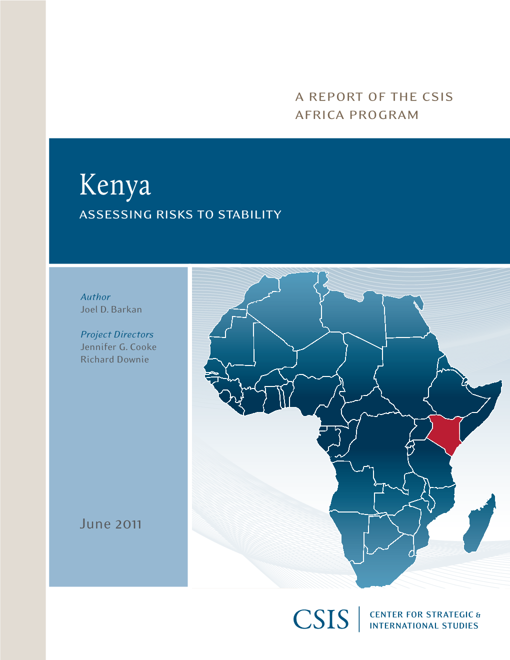 Kenya Assessing Risks to Stability