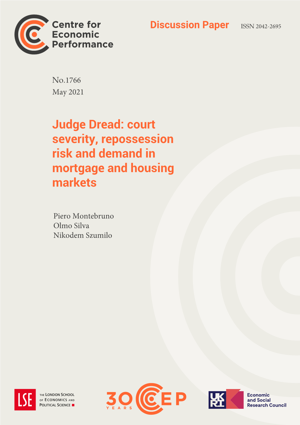 Judge Dread: Court Severity, Repossession Risk and Demand in Mortgage and Housing Markets