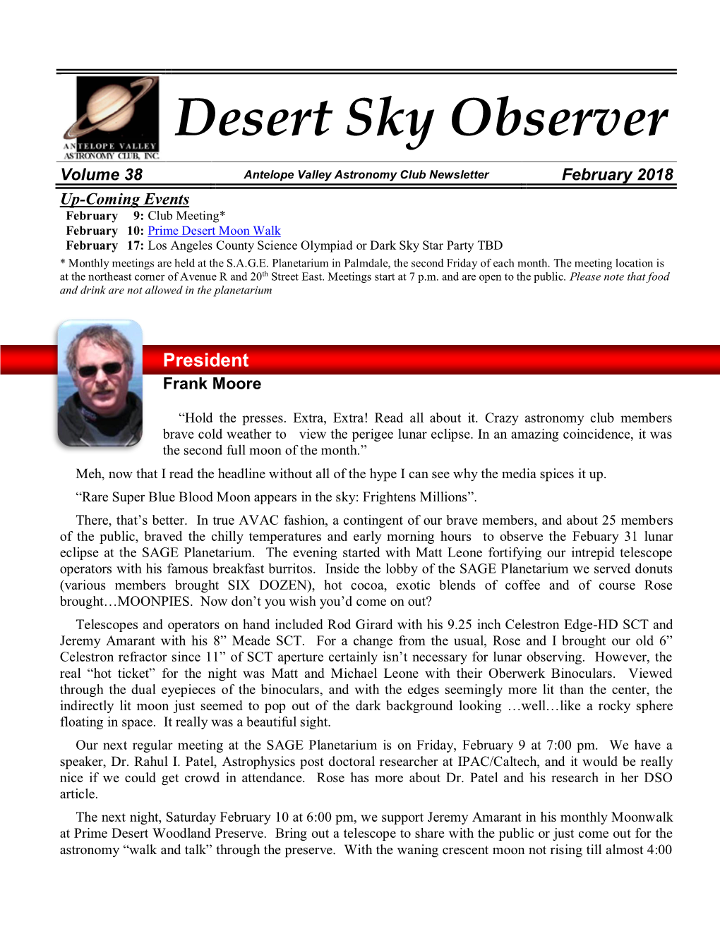 The Desert Sky Observer