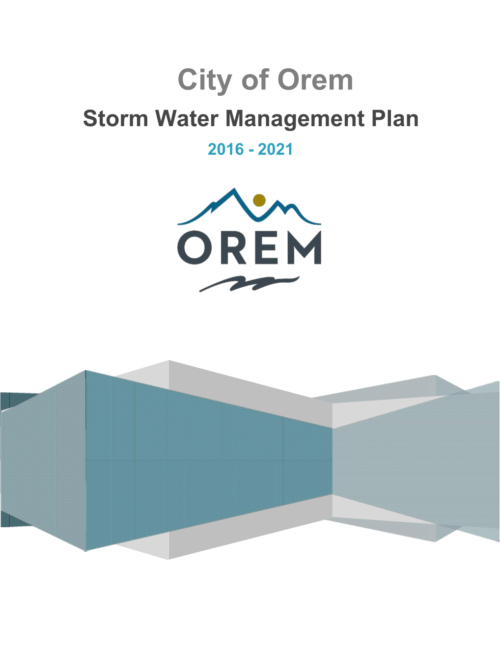 Storm Water Management Plan 2016 - 2021