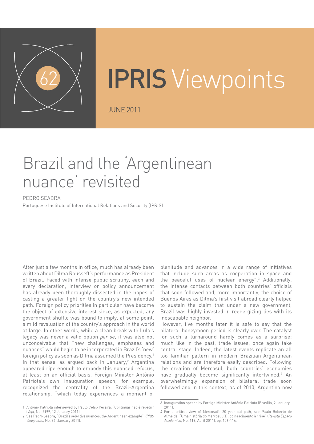 IPRIS Viewpoints