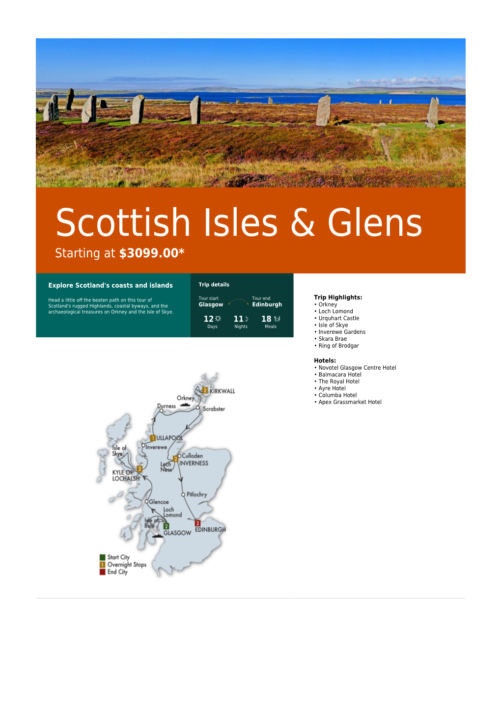 Scottish Isles & Glens