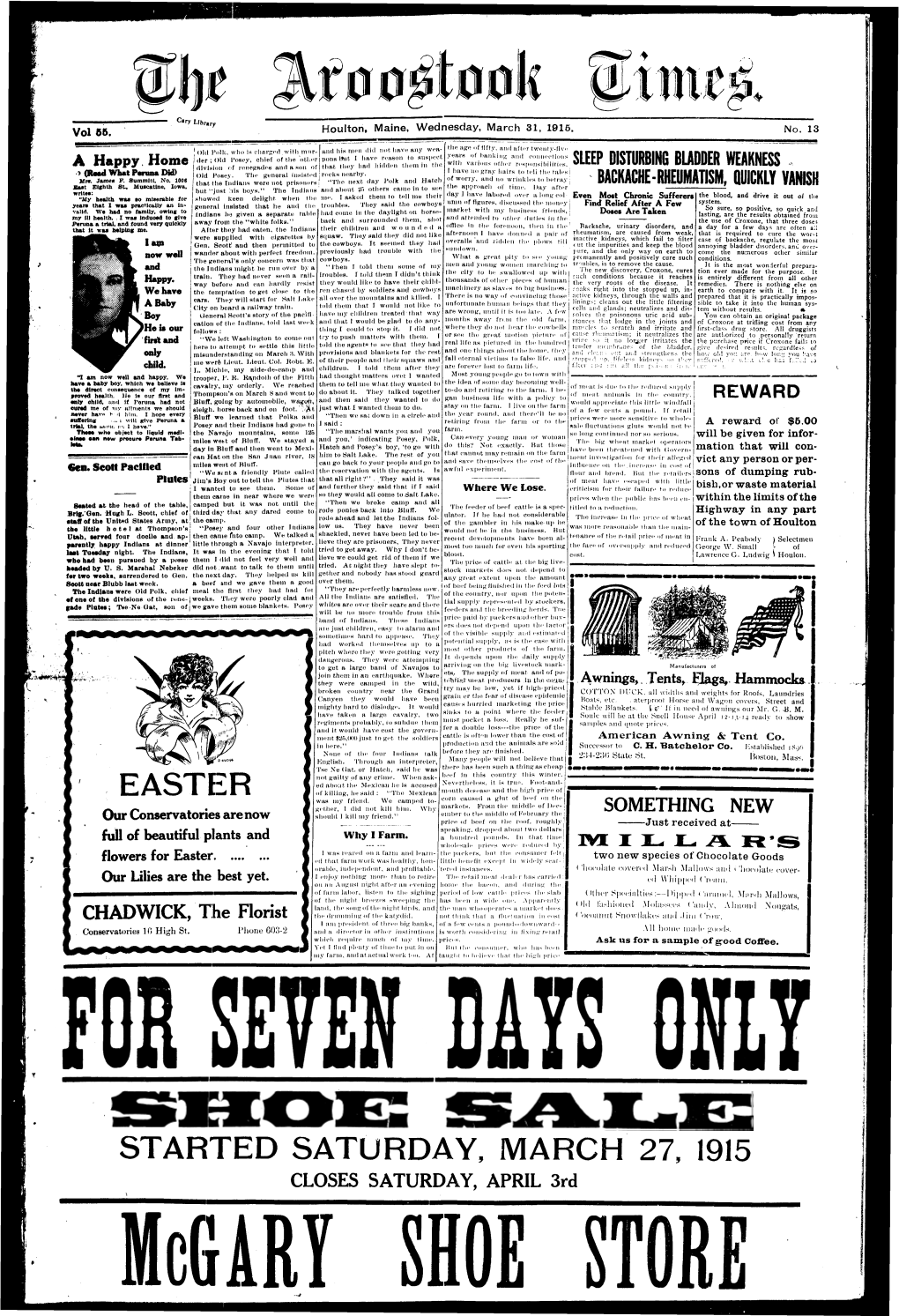The Aroostook Times, March 31, 1915