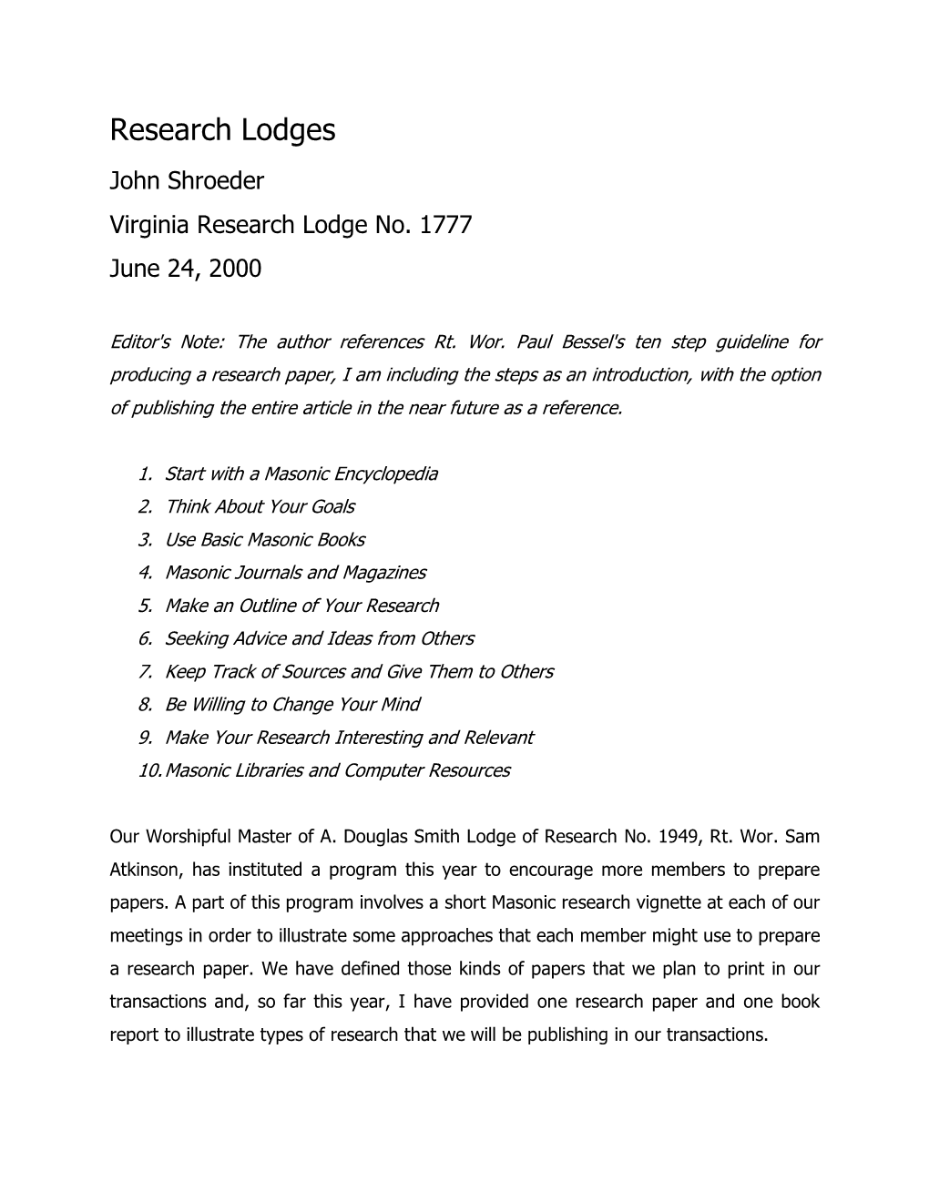 Research Lodges.Pdf