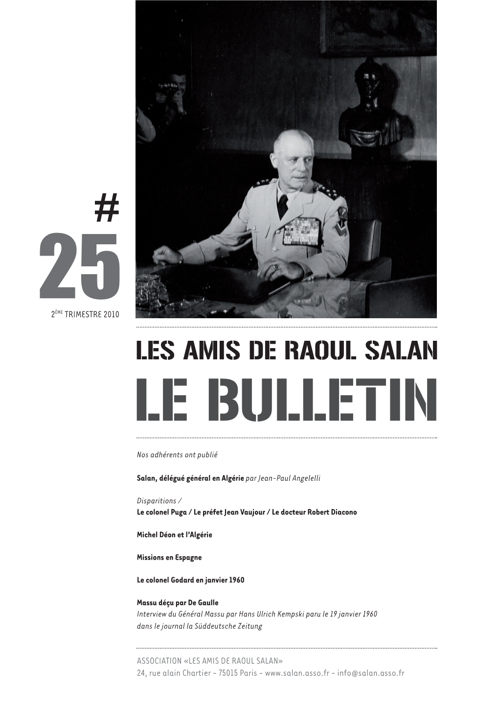 Bulletin 25 / 2Eme Trimestre 2010