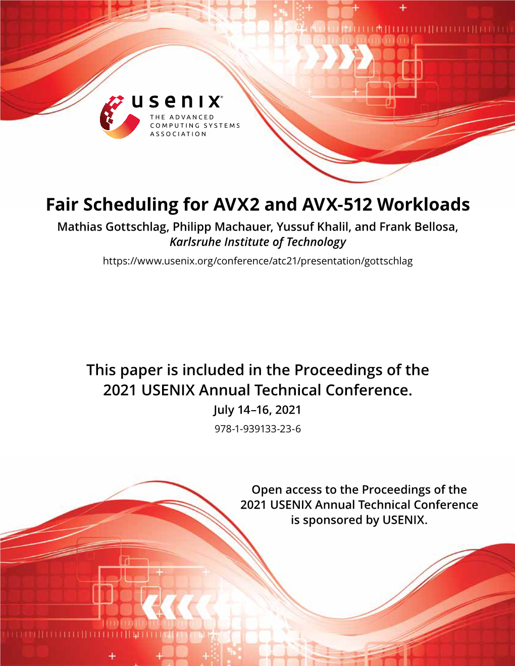 Fair Scheduling for AVX2 and AVX-512 Workloads