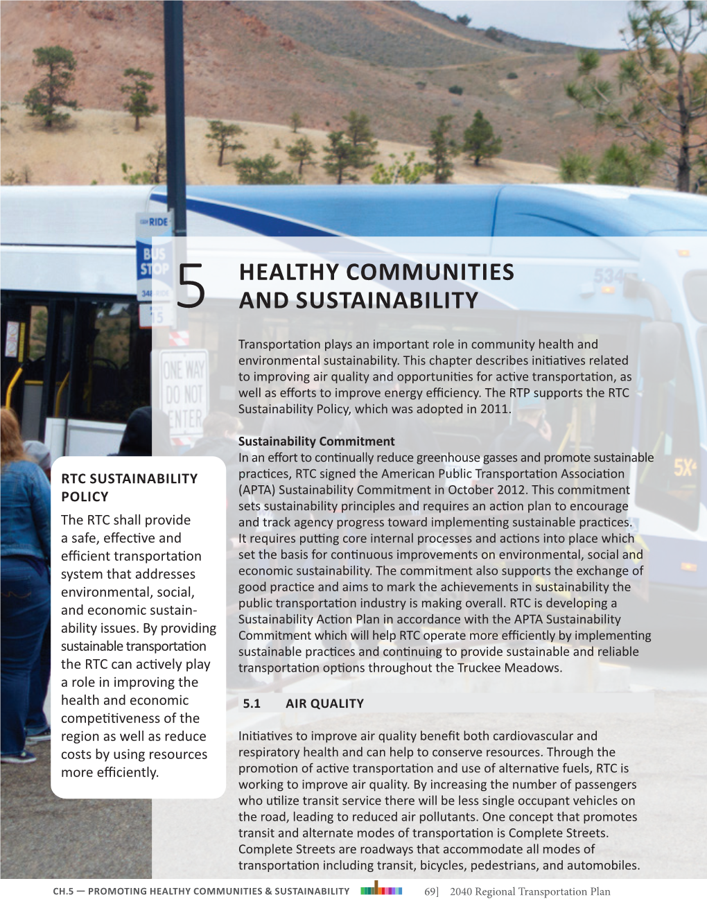 5 Healthy Communities and Sustainability