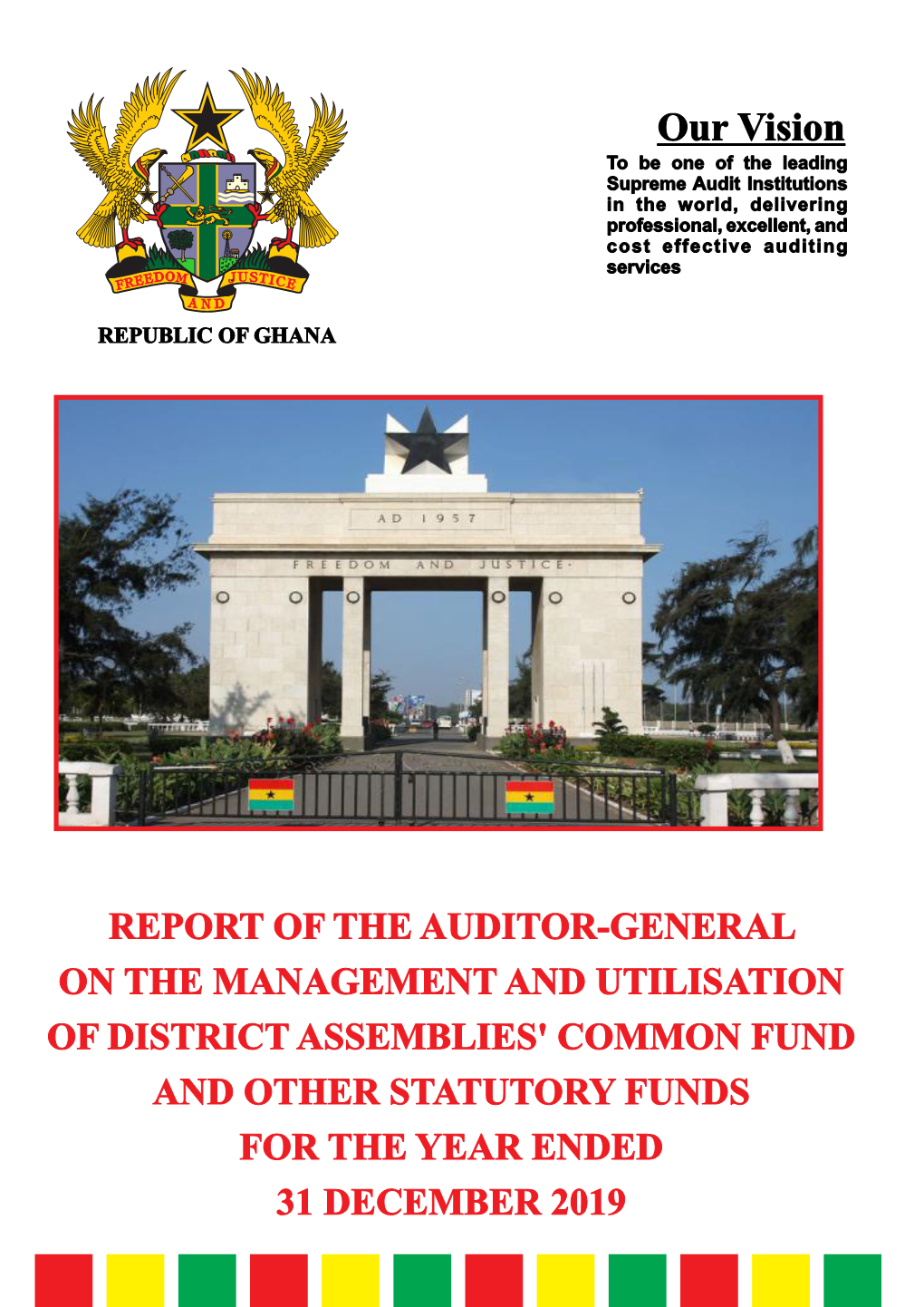 Report of the Auditor-General on the Management