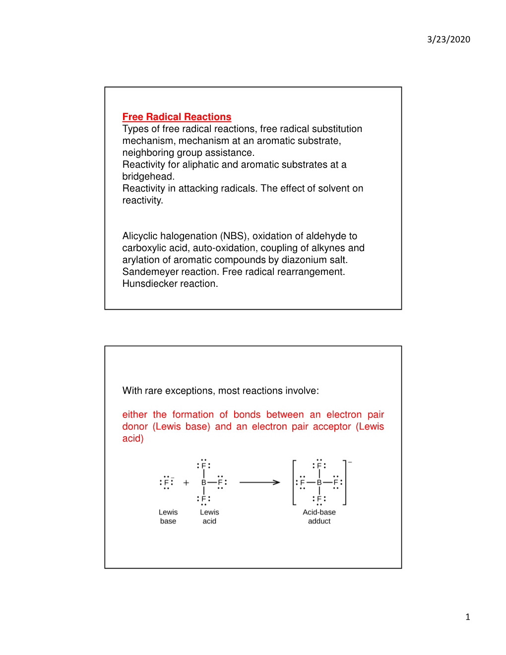 Free Radicals