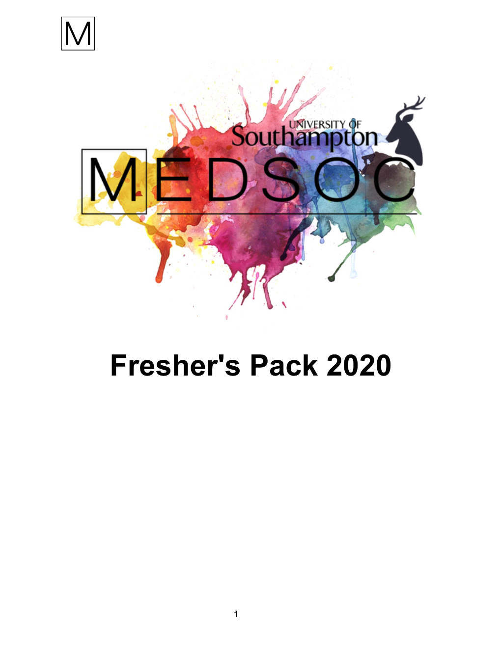 Fresher's Pack 2020