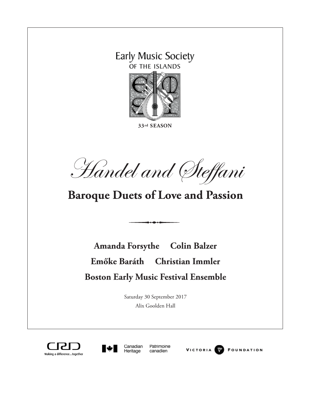 Handel and Steffani Baroque Duets of Love and Passion
