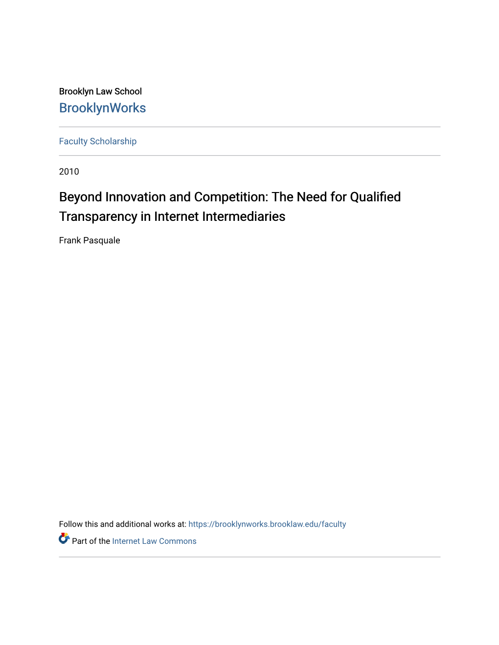 The Need for Qualified Transparency in Internet Intermediaries