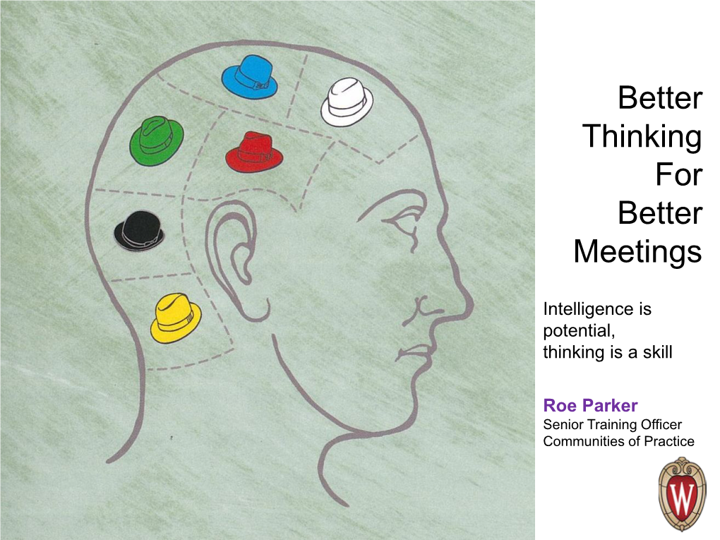 Better Thinking for Better Meetings