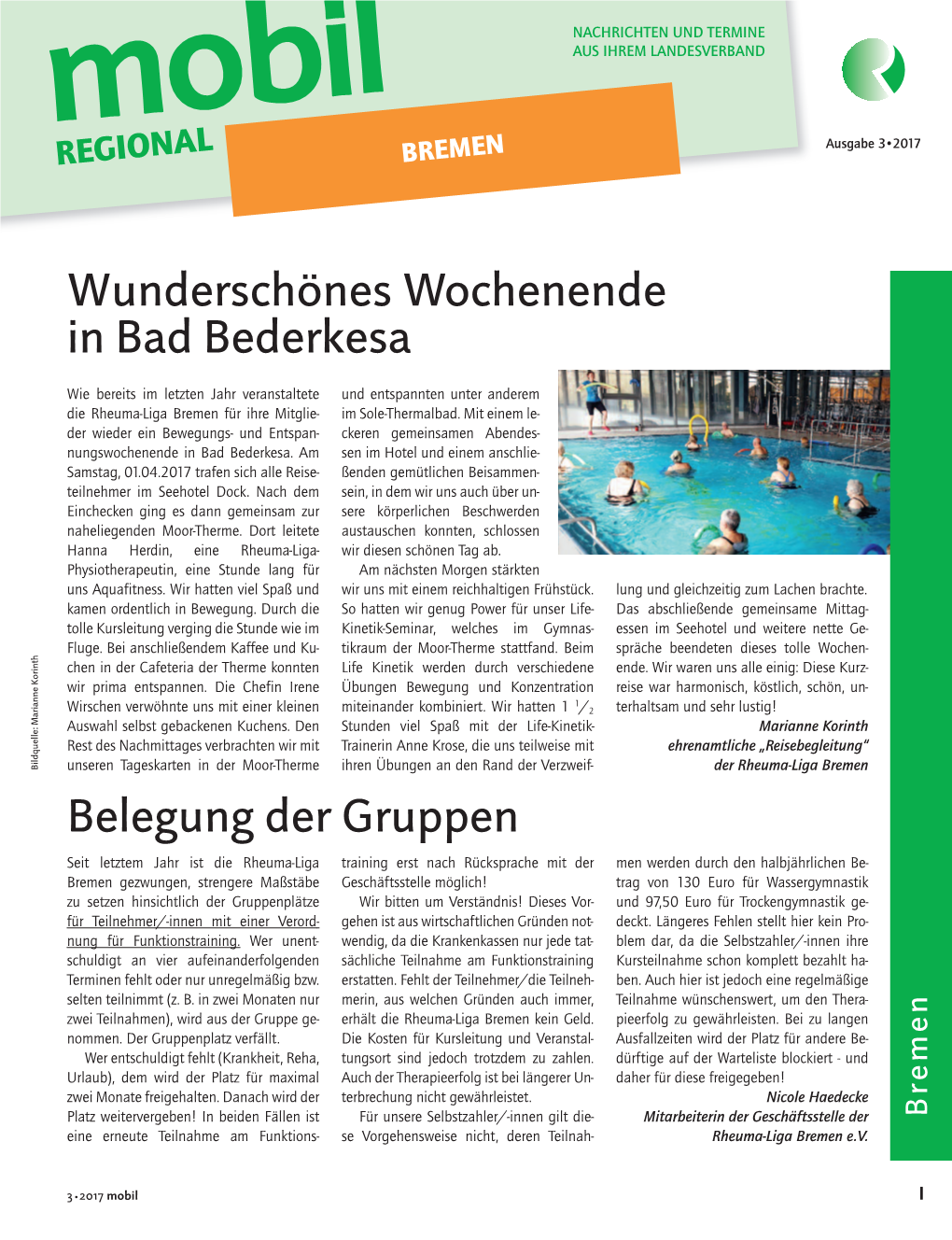 Wunderschönes Wochenende in Bad Bederkesa