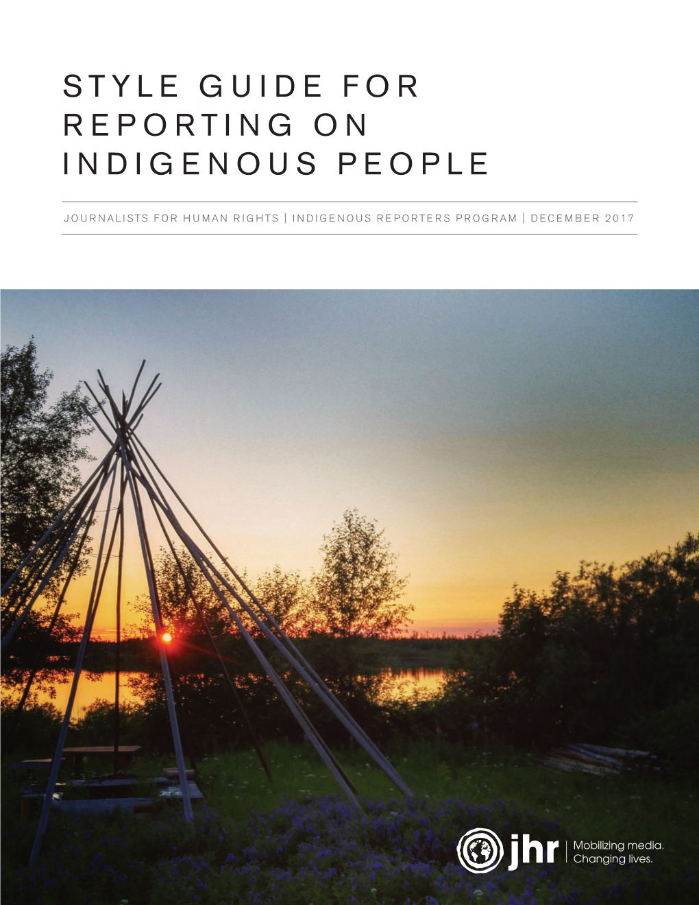 Style Guide for Reporting on Indigenous People