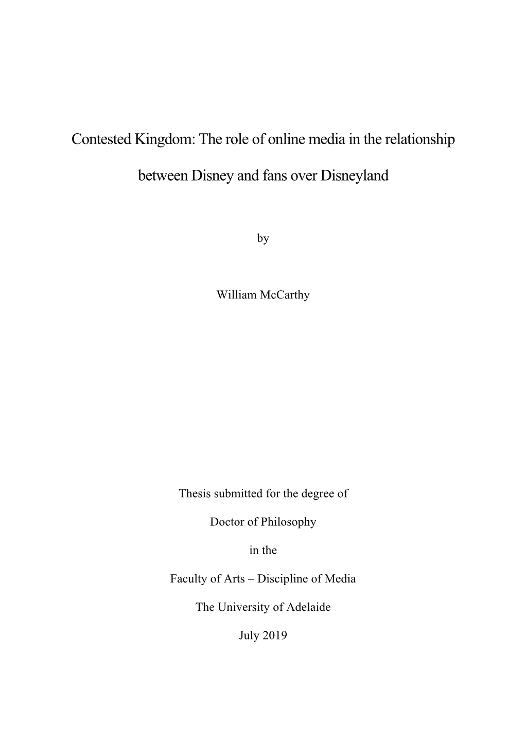 Contested Kingdom: the Role of Online Media in the Relationship Between