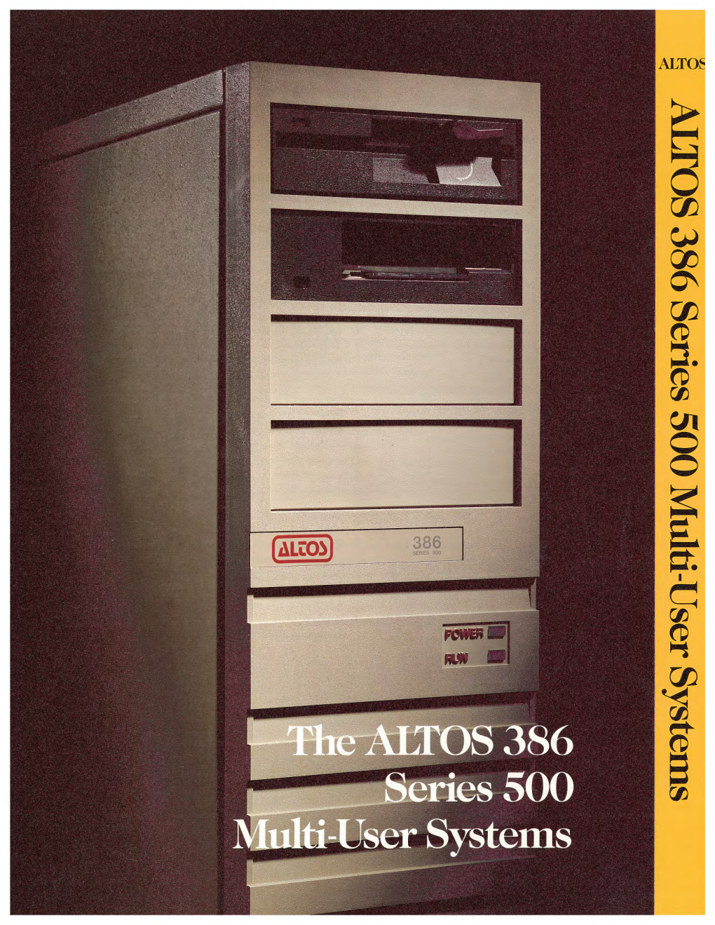 Altos 386 Series 500 Multi-User Systems