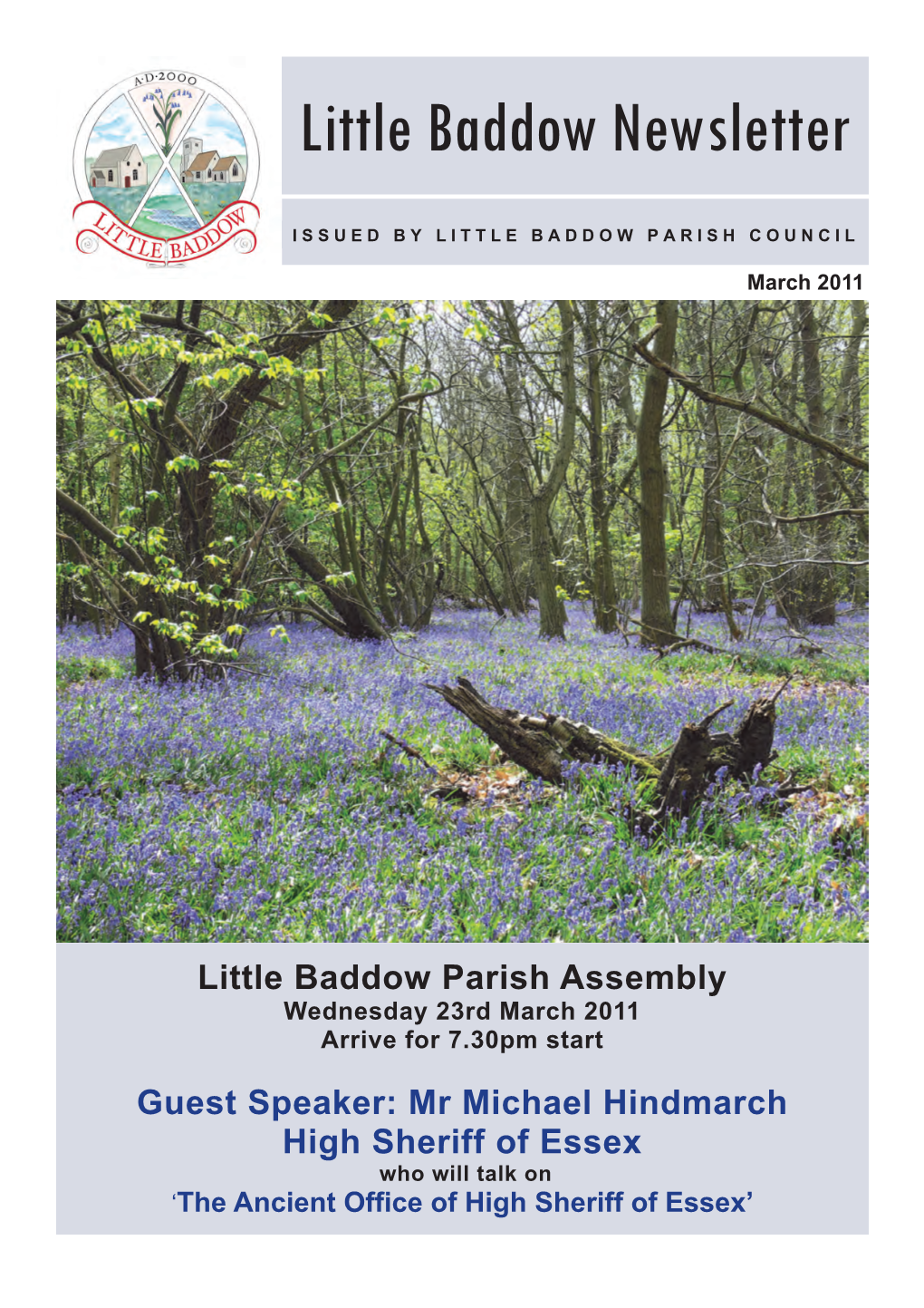 Little Baddow Spring Newsletter 2011.Pdf