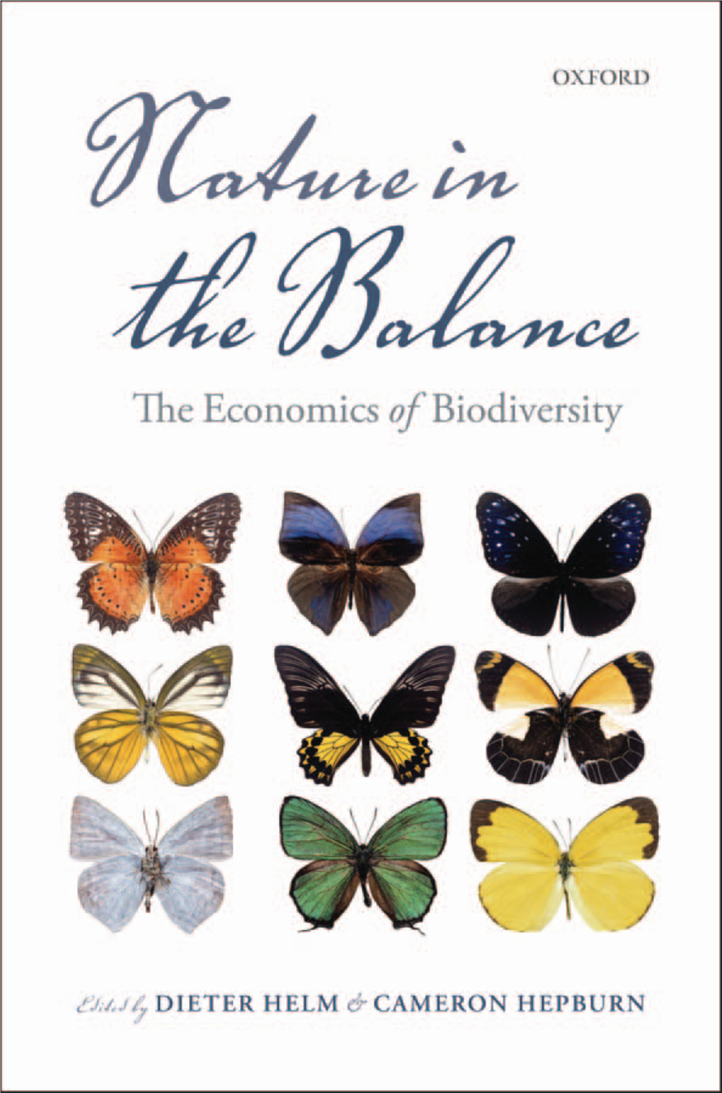 NATURE in the BALANCE OUP CORRECTED PROOF – FINAL, 7/11/2013, Spi OUP CORRECTED PROOF – FINAL, 19/11/2013, Spi
