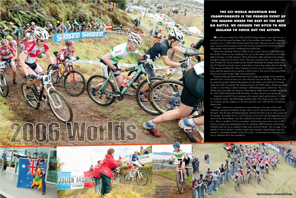 The UCI World Mountain Bike Championships Is the Premier Event of the Season Where the Best of the Best Do Battle