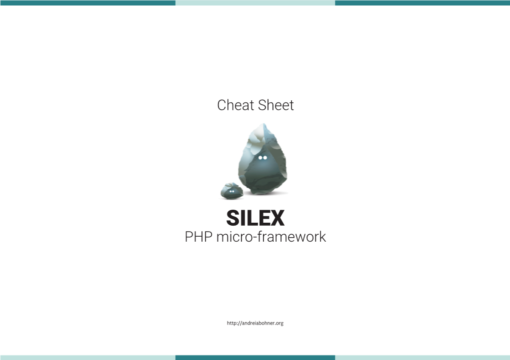 PHP Micro-Framework Cheat Sheet